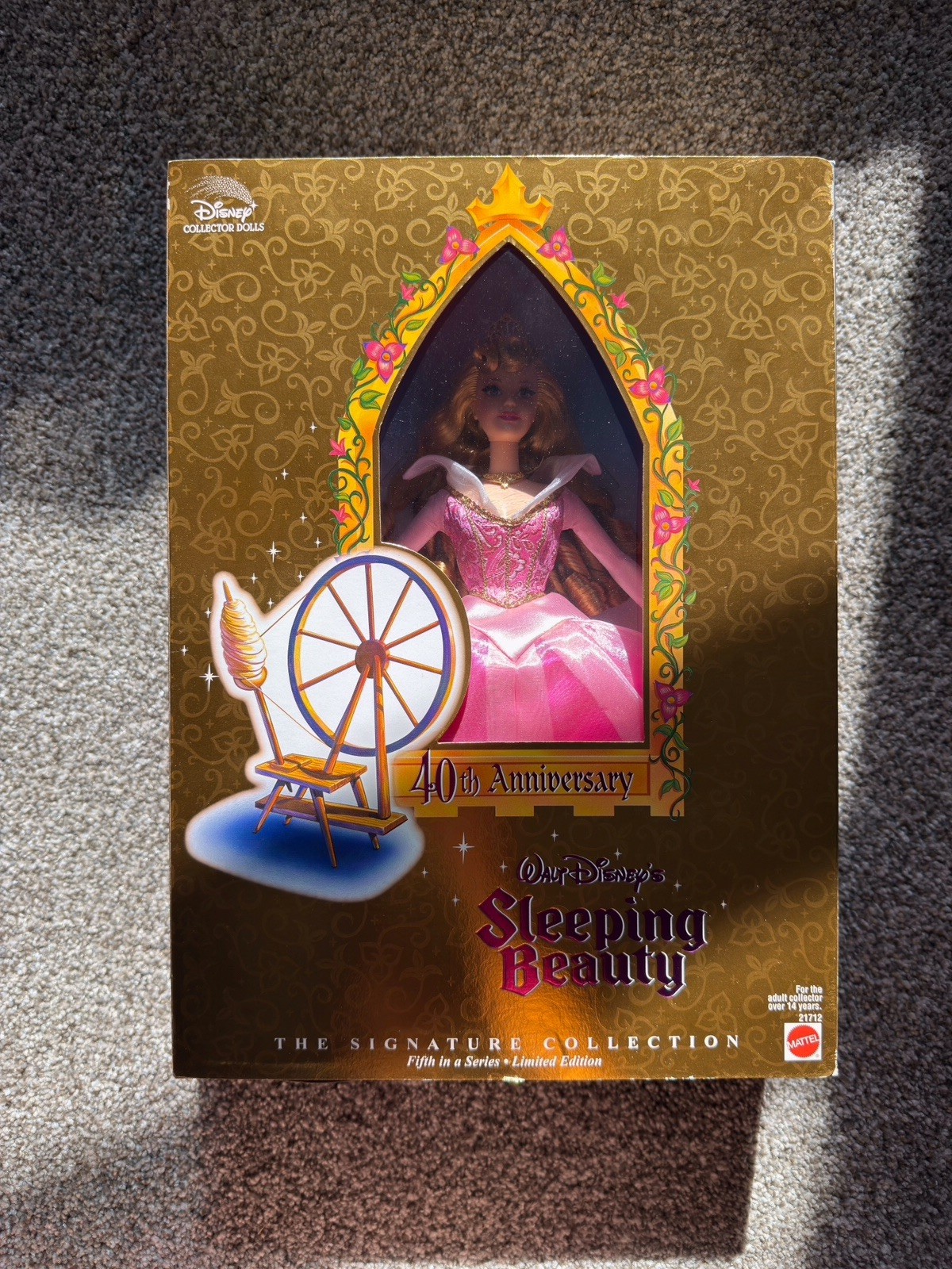Mattel Aurora Sleeping Beauty 40th Anniversary Collector Dol