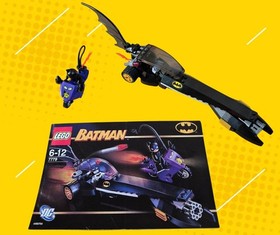 LEGO 7779 BATMAN: The Batman Dragster: Catwoman Pursuit Adult Owned COMPLETE Set