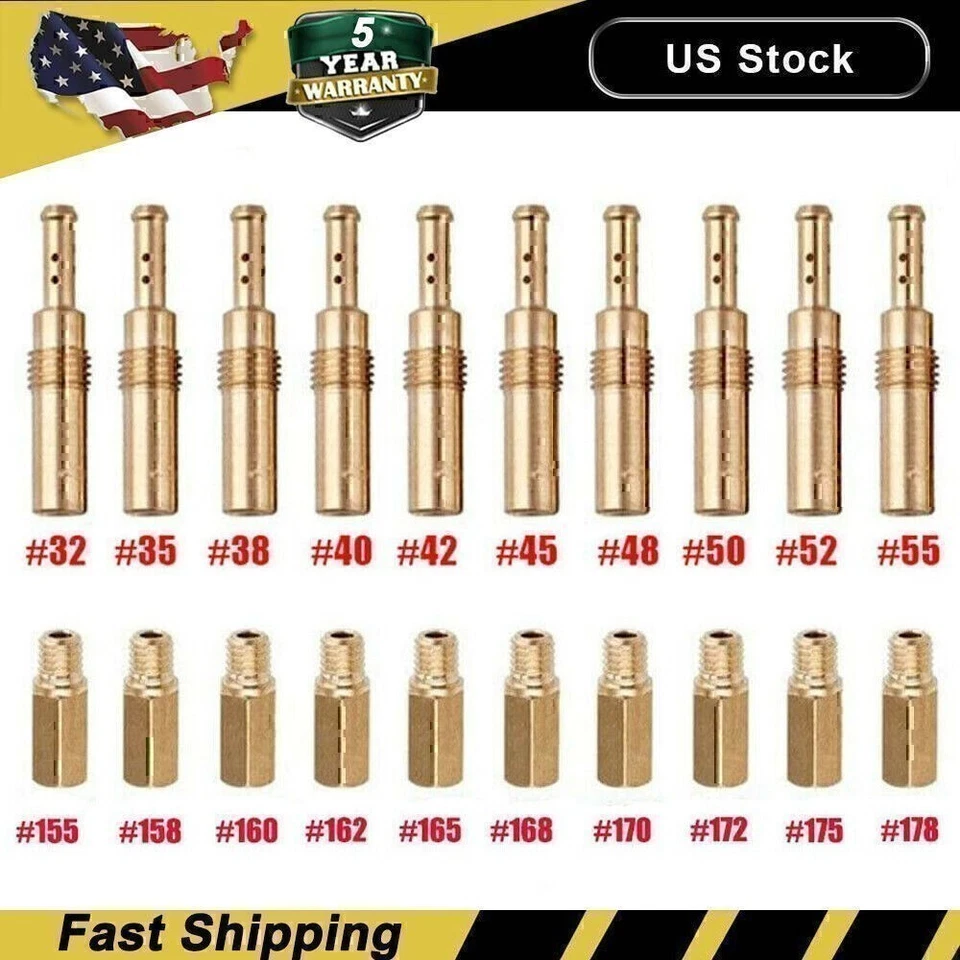 Paquete de 20 kit de chorro principal de carburador juego de chorro lento/piloto para PWK Keihin OKO tipo CVK/ Foto 2 de 4