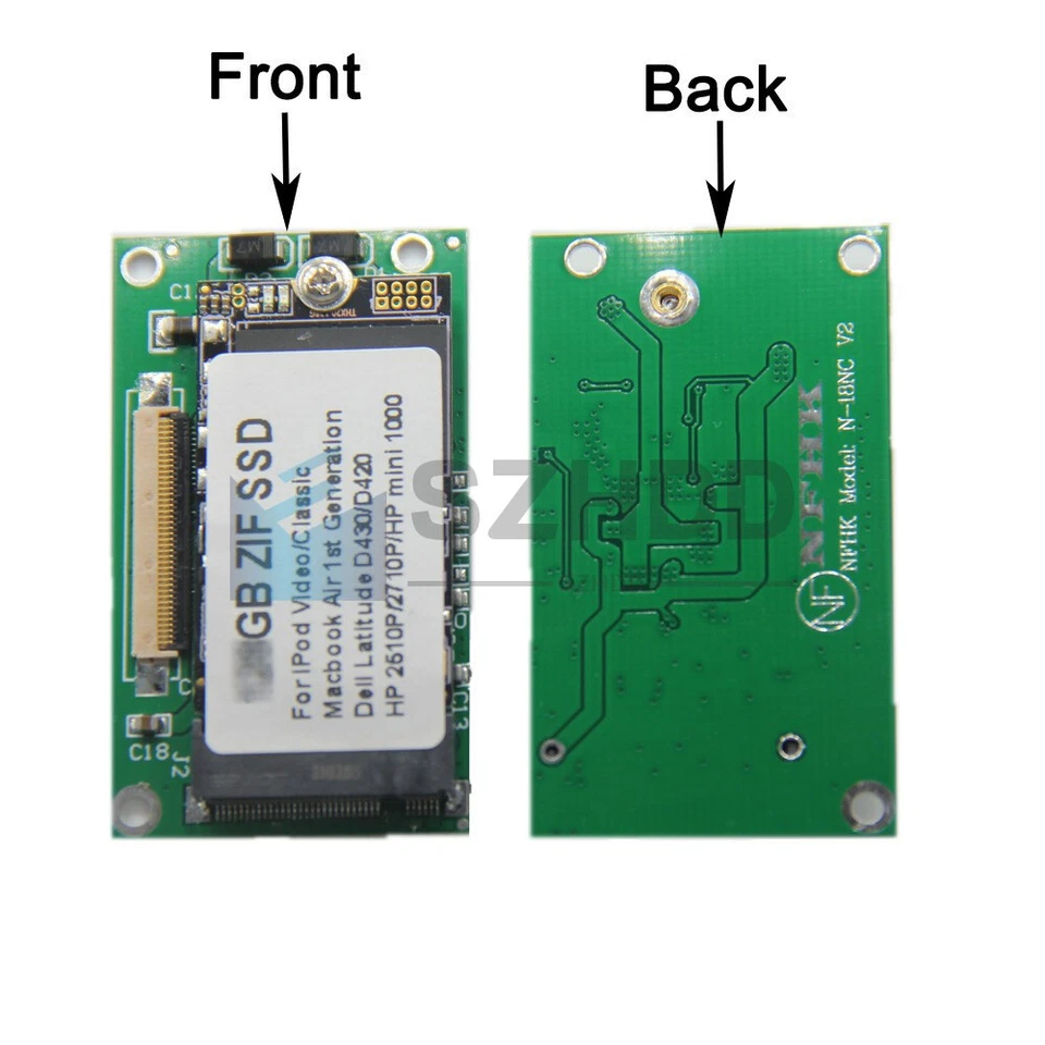 NEW 1.8 Inch 128GB ZIF CE SSD Replacement TOSHIBA MK1231GAL MK1634GAL For ipod - Image 2 of 3