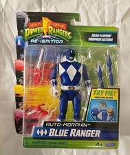 New Mighty Morphin Power Rangers Re-Ignition BLUE RANGER 6" Auto Morphin Figure