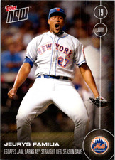 Jeurys Familia Mets Records 49th Regular Season Save 2016 Topps NOW #265 PR /460