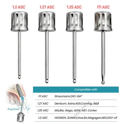 Dental Angulated Screw Channel Solutions ASC Screwdriver Implant fit OSS ITI NOB