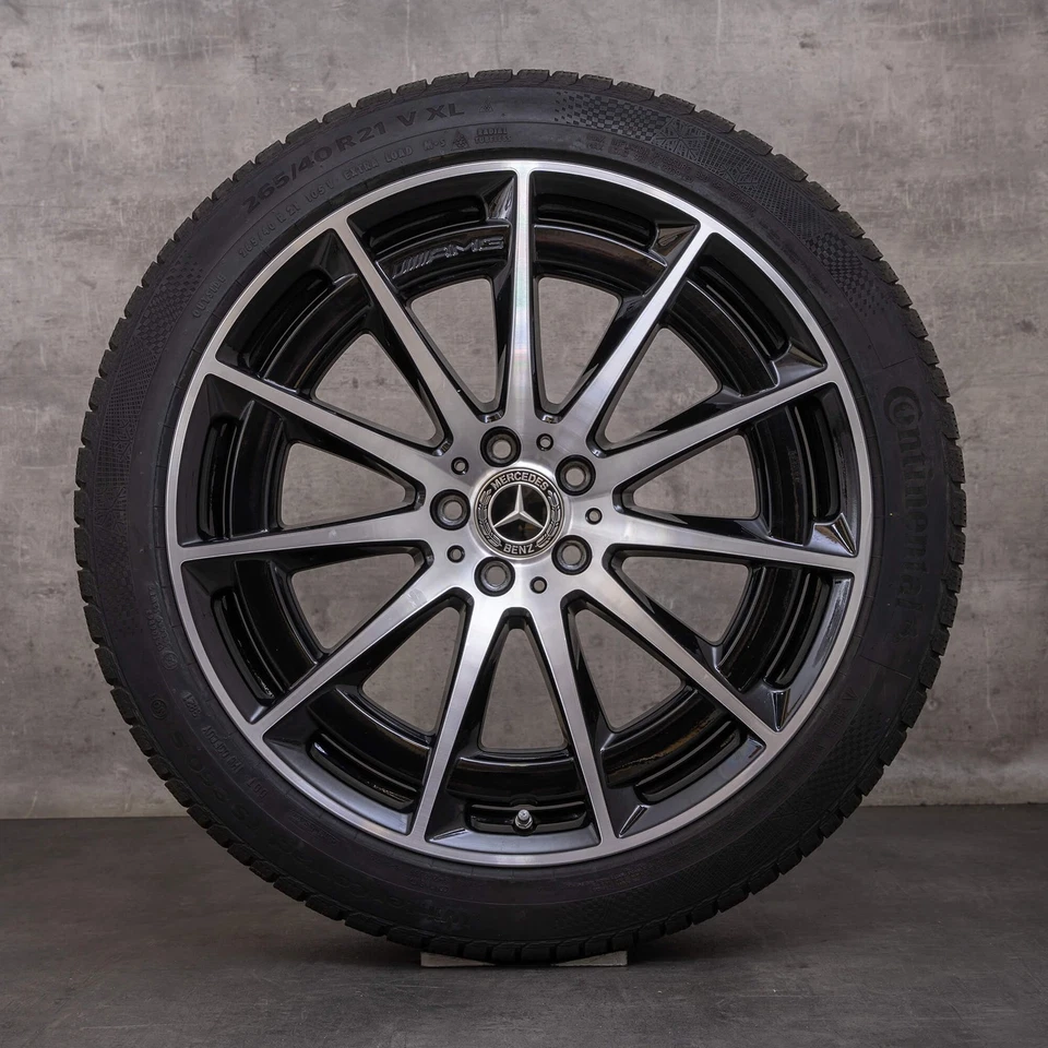 Mercedes EQS & 53 AMG Winterräder 21 Zoll 4Matic V297 Felgen A2974011400 - Bild 3 von 4