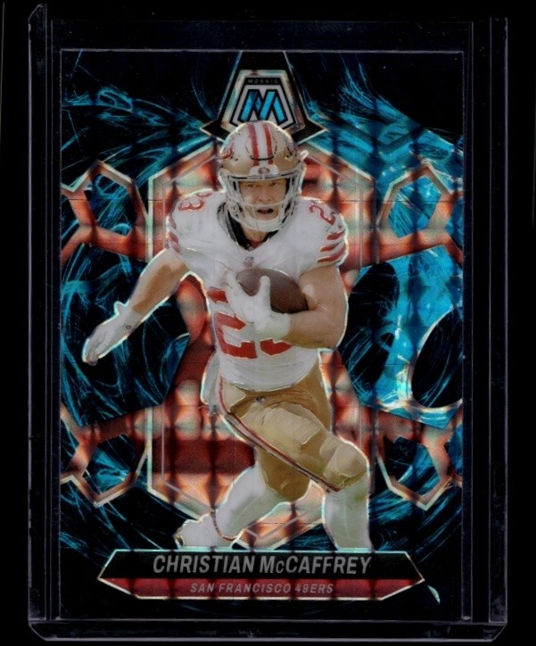2024 Panini Mosaic Football Christian McCaffrey #191 Genesis SSP