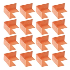 16pcs Inside Waterproofing Corner Shower Polyethylene Seamless Orange Inside