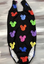 New Size 8 Child Medium Girls Leotard Dance Gymnastics Disney Outerwear Bodysuit