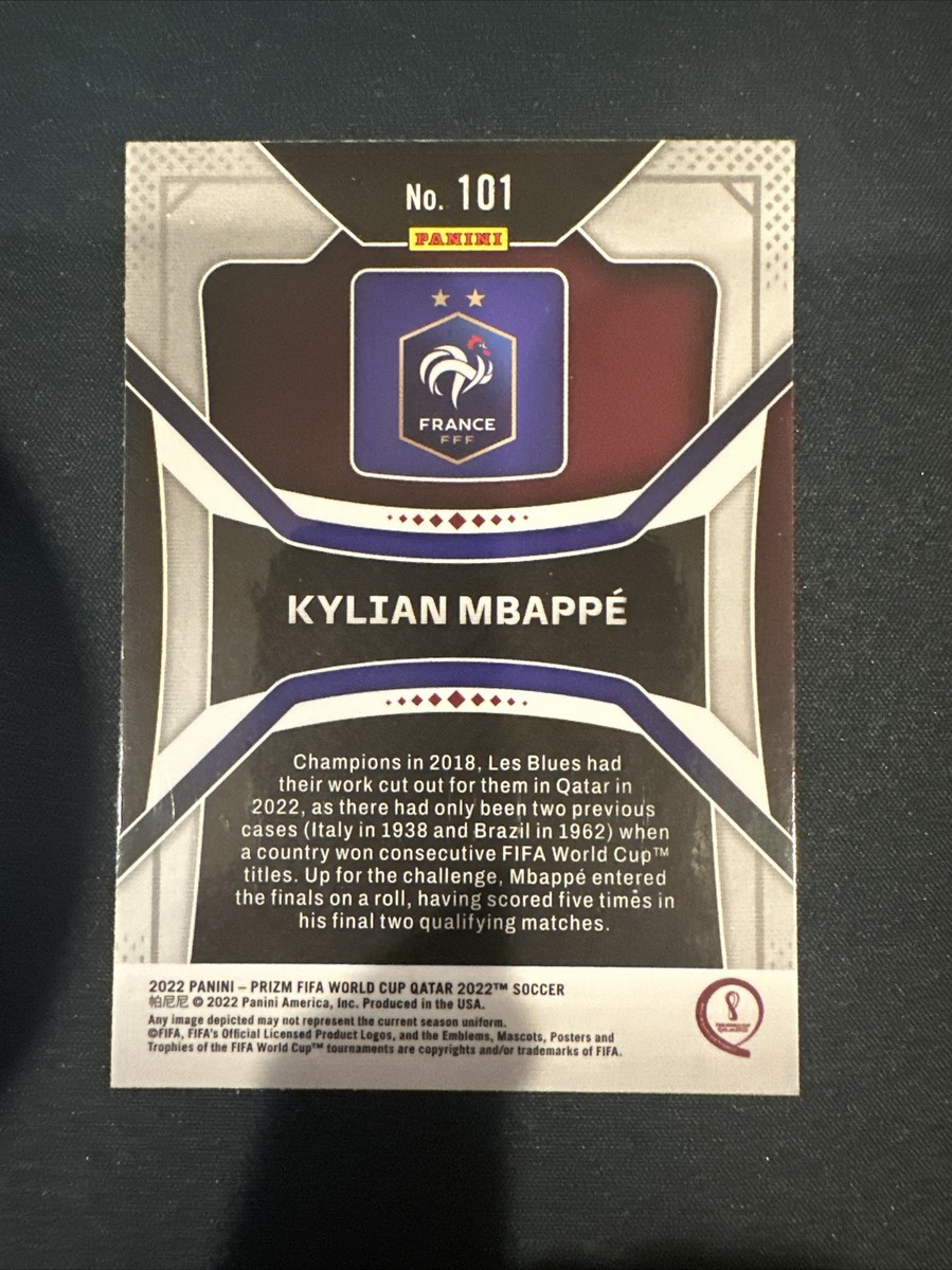 2022 Panini Prizm World Cup Qatar - #101 Kylian Mbappe | eBay