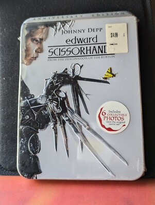 DVD Edward Scissorhands (2005) Anniversary Edition Tin, NIB,  sealed