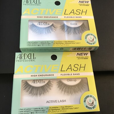 ARDELL Active Eyelashes  1 Pair  - ACTIVE  LASH - NIB
