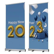 Heavy-Duty Retractable Roll up Conference Display Trade Show Promotion Sign