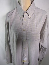 Burberry London Label Mens Shirt Size XXL Long Sleeve Button Down Shirt Plaid