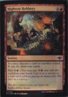 MTG foil 暴露 Highway Robbery - Outlaws of Thunder Junction: #129, MTG - Foil Nm