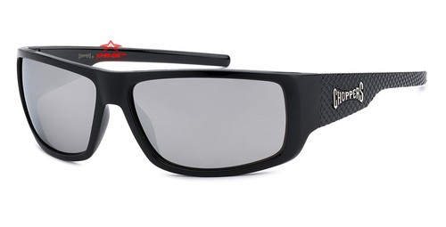 Choppers Sleek Diamond Pattern Motorcycle Sunglasses Black/Color/Mirror 6687 - Picture 19 of 21