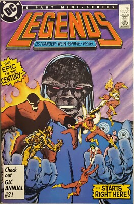 Legends DC 1A with Mask Comic Insert (1986) DC Comic