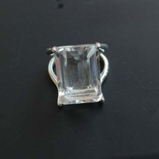 Crystal quartz Ring 925 Sterling Silver Handmade ring Size 4 To 12 JTV-402