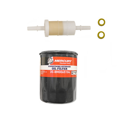 orig. Mercury 100h Wartungsset 75 90 115PS 2,1L Ölfilter Benzinfilter 8M0097854