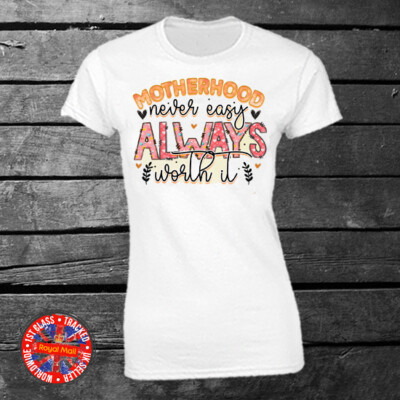 Mutterschaft T-Shirt Damen Kinder Unisex Geschenk Mama Mama Muttertag