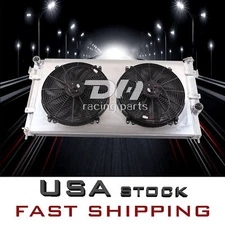 3 Row Alum Radiator+Shroud+16"Fan For 1994-02 Dodge Ram 2500/3500 5.9L L6 Diesel