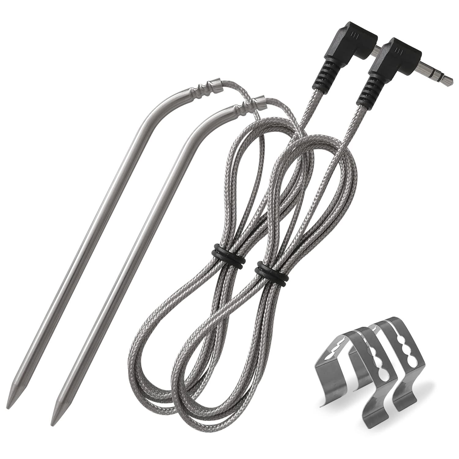 2 Pack High Temperature Meat Probe, with Camp Chef Wood Pellet Grills, Comes ...
