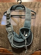 YUDODO Pet Dog Sling Carrier Breathable Mesh Travel Safe Sling Bag Carrier Gray