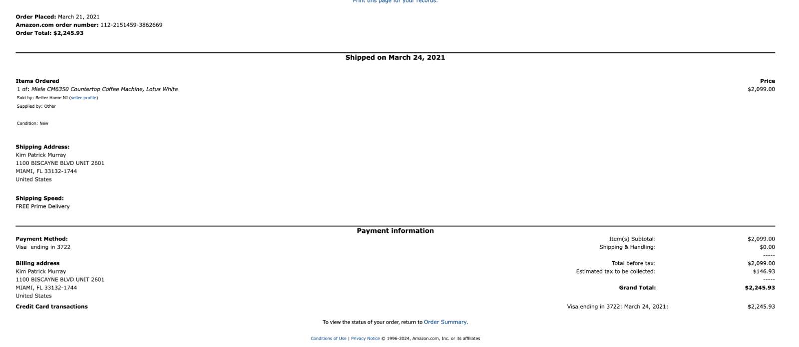 Miele CM6350 Countertop Coffee Machine, Lotus White eBay