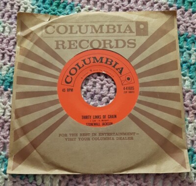 Stonewall Jackson 45 Thirty Links of Chain / Sixteen Fathoms Columbia 4-41695