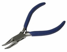 5-1/4" Bent Chain Nose Pliers Beading Wire Metal Jewelry Making Repair Tool
