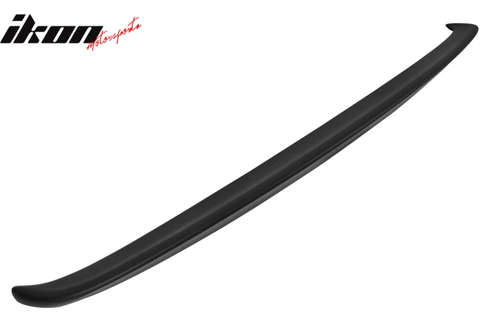 Fits 04-10 BMW E60 5 Series AC Style Matte Black Rear Trunk Spoiler Wing Lip ABS - Image 3 of 4