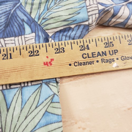 VINTAGE Cooke Street Shirt Mens Medium Blue Green Inside Out Reversible Hawaiian - Picture 6 of 8