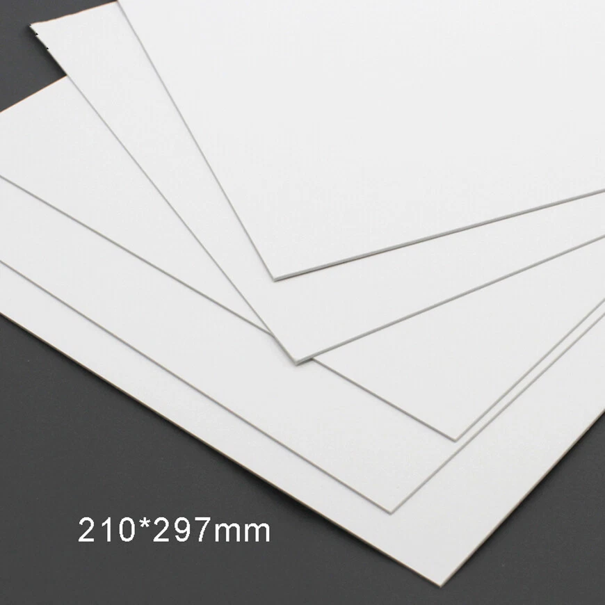 10 Sheets Size A5 Chipboard Cardstock Thick Card White Cardboard Sheet For  Paper Modelling 1mm/1.5