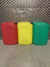 25 l Kanister Plastikkanister Kunststoffkanister rot/gelb/gr&uuml;n/transparent