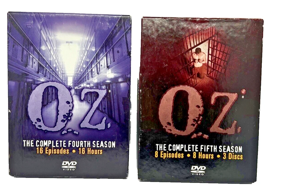 OZ The Complete Fourth and Fifth Season's Pre-loved DVD Box SETS Circa '05 - Image 2 of 4