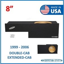 Gmc Sierra Double Cab 1999-2006 8" Single Sub Box Subwoofer Enclosure