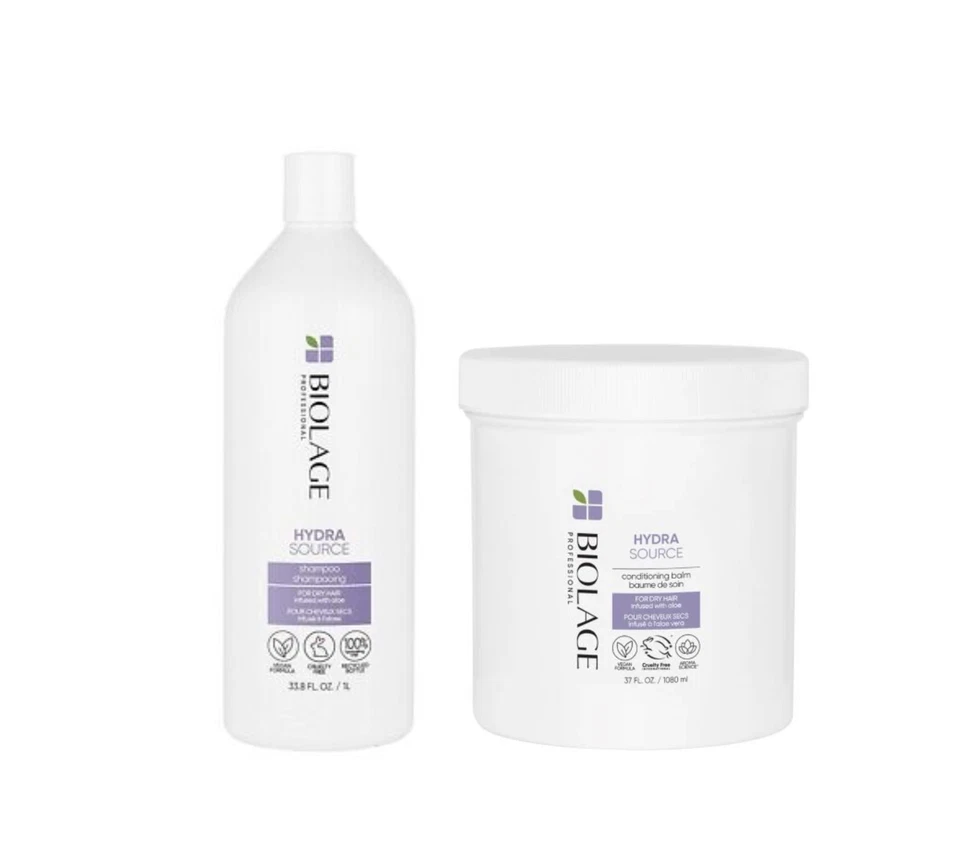 Matrix Biolage - Hydrasource Shampoo 1000ml & Conditioner 1000ml