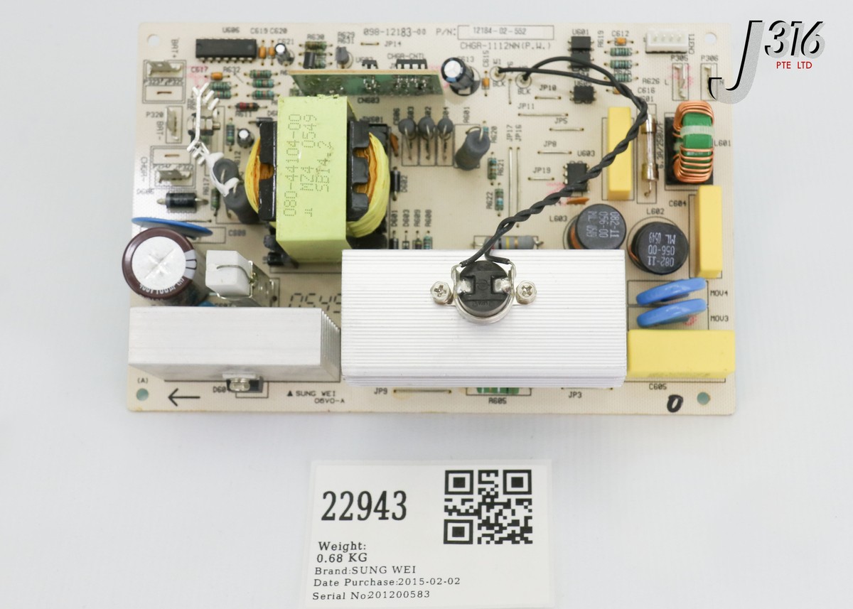 サンプル 22943 SUNG WEI PCB ASSY, CHGR-1112NN(P.W.), PN: 12184-02-552 098