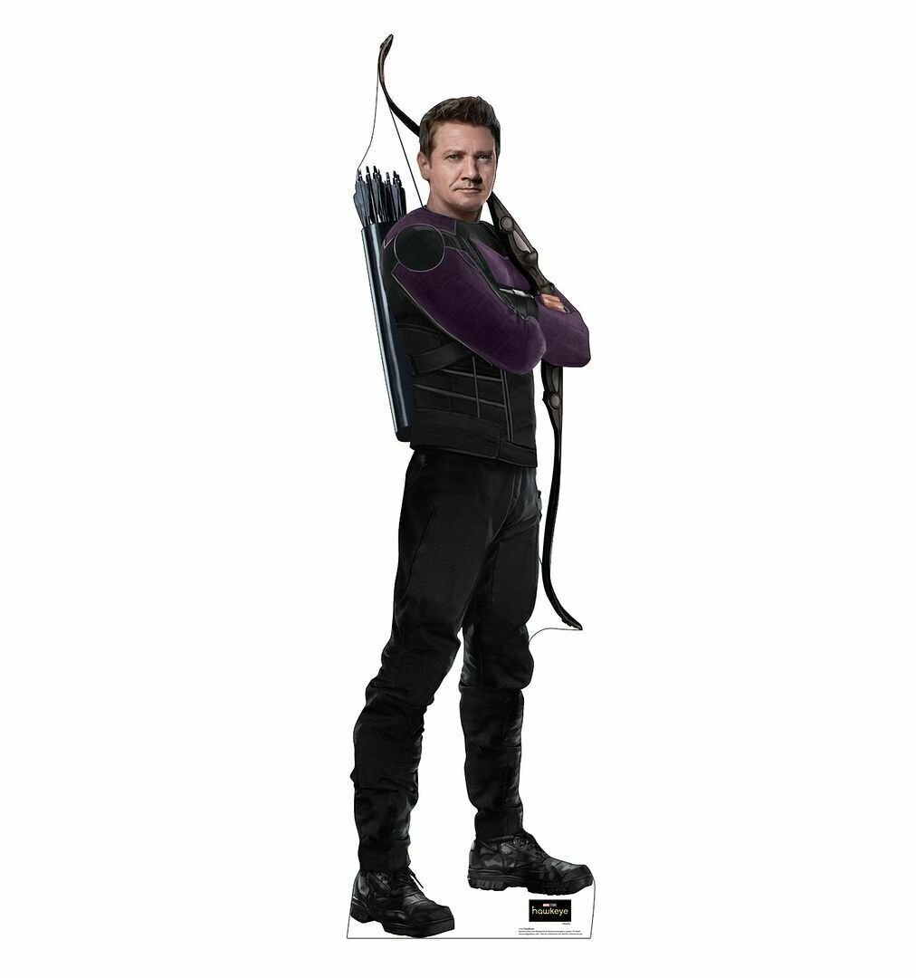 HAWKEYE Life-Size Cardboard Cutout Standup Standee - Marvels Hawkeye