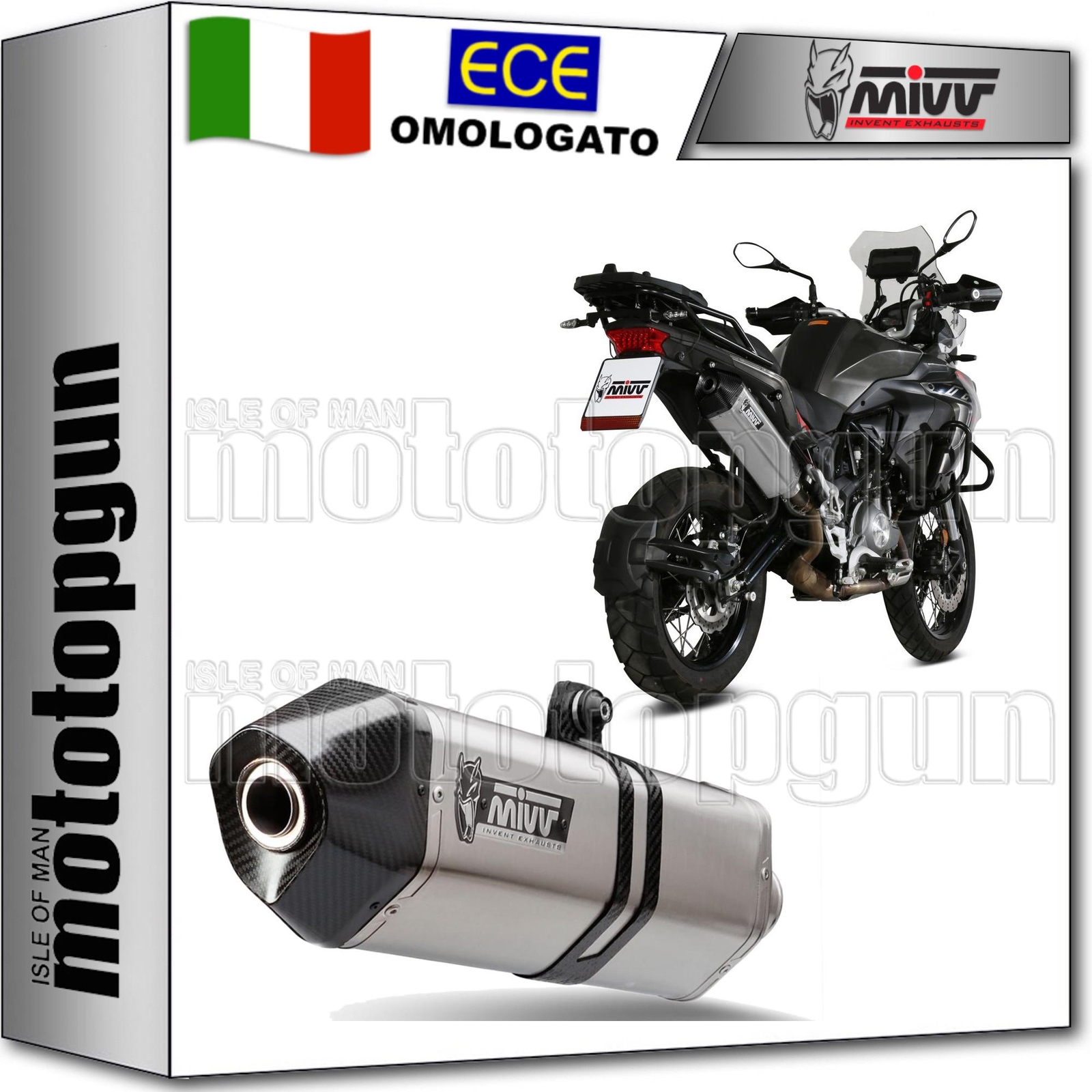 MIVV SCARICO OMOLOGATO CAT-OEM SPEED EDGE INOX C BENELLI TRK 502 X 2020 20