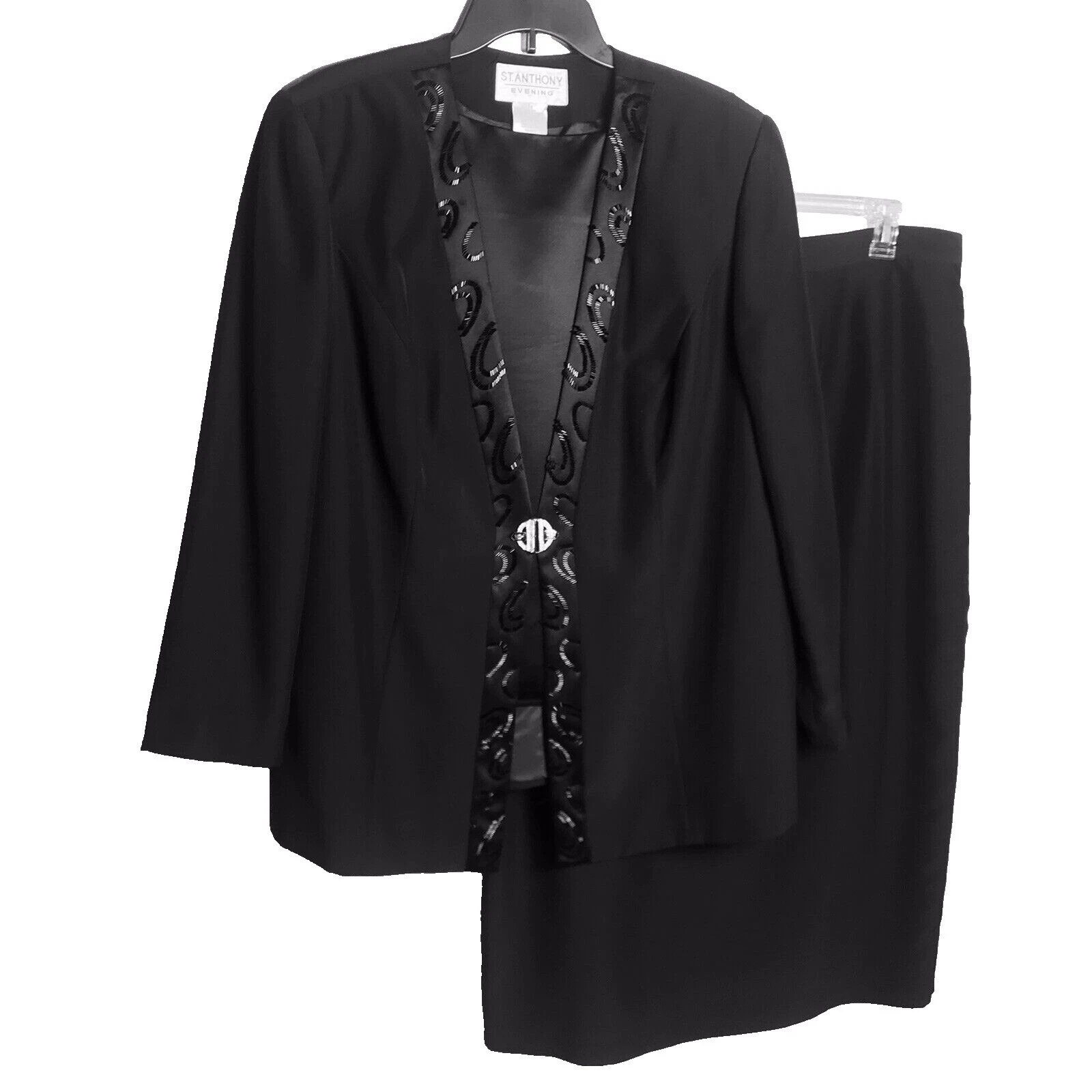 Trajes de Poliéster Negro Anthony & Suit Separates para Mujeres