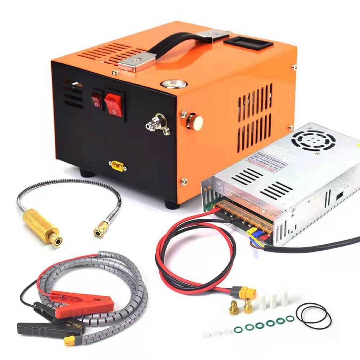 Portable PCP Air Compressor Air Gun High Pressure Pump Transformer 12V 110V 220V