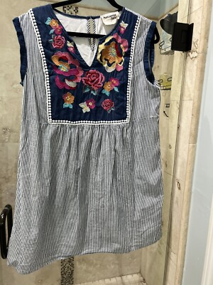 savanna jane denim dress Pink Pistol