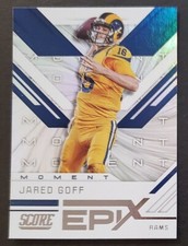 2019 Score #EM-1 Jared Goff RAMS/LIONS EPIX MOMENT Insert football card🏈NM/MT