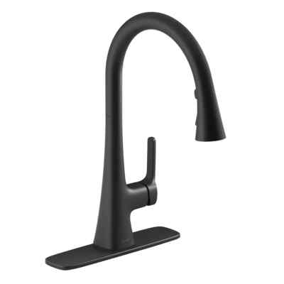 #ad #ad NEW Kohler R33912 BL Guild Pull down Kitchen Sink Faucet Matte Black $80.91