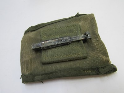 Vietnam Era US M1956 First Aid Compass Pouch Case Canvas Modified