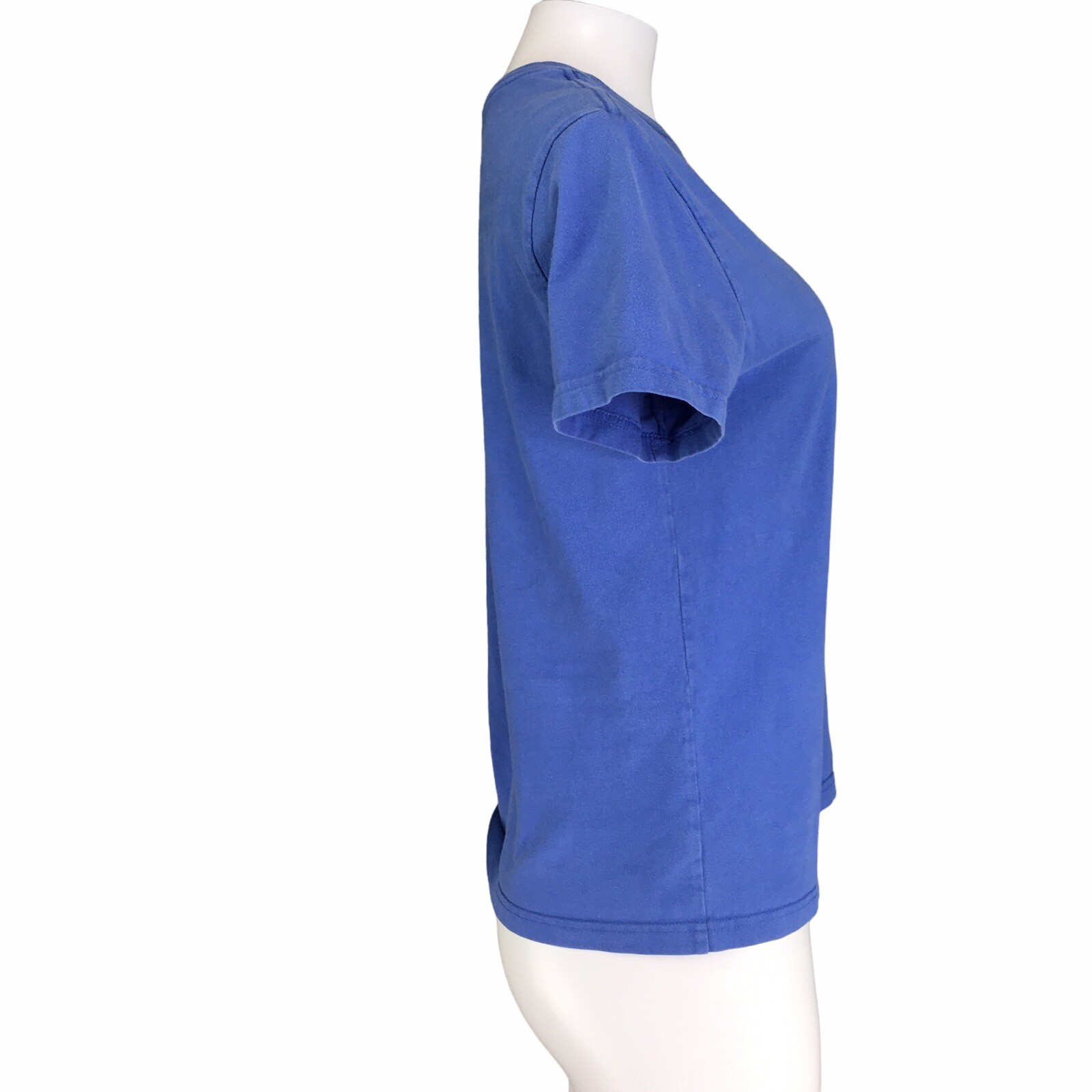 PONY Polo Ralph Lauren maglietta girocollo maglietta blu con frangia blu scuro taglia L