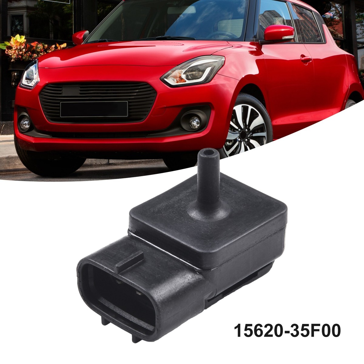 For Suzuki Black Car Intake Pressure Sensor,15620-35F00 Easy
