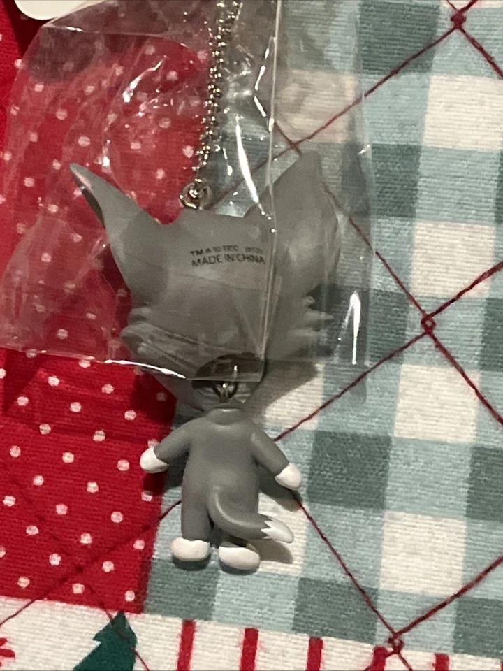 SUPER RARO, DIFÍCIL DE ENCONTRAR - TOM AND JERRY SK Japón - Correa/Clip para teléfono celular Tom Cat - ¡NUEVO CON ETIQUETAS! Foto 4 de 4