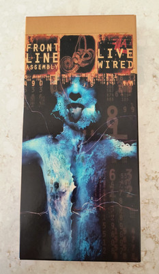 FRONT LINE ASSEMBLY Live Wired 2 CD Box Set w/VHS 1996 No Pin