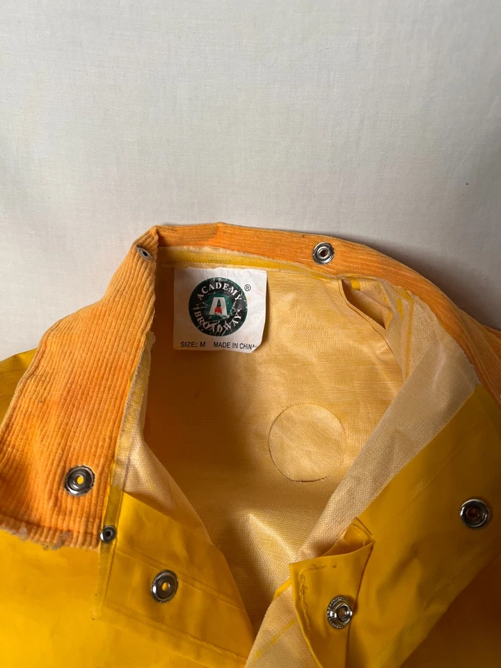 传统黄色雨衣 - 重型 — 第 3/4 张图片