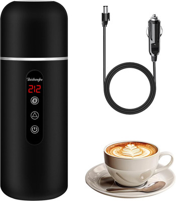 Electric Travel Kettle,12V/24V Car Coffee Warmer Kettle,Portable Hot Water Bo...